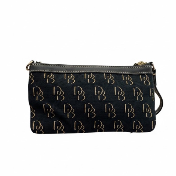 Dooney & Bourke Black Monogram Wristlet - Picture 3 of 8